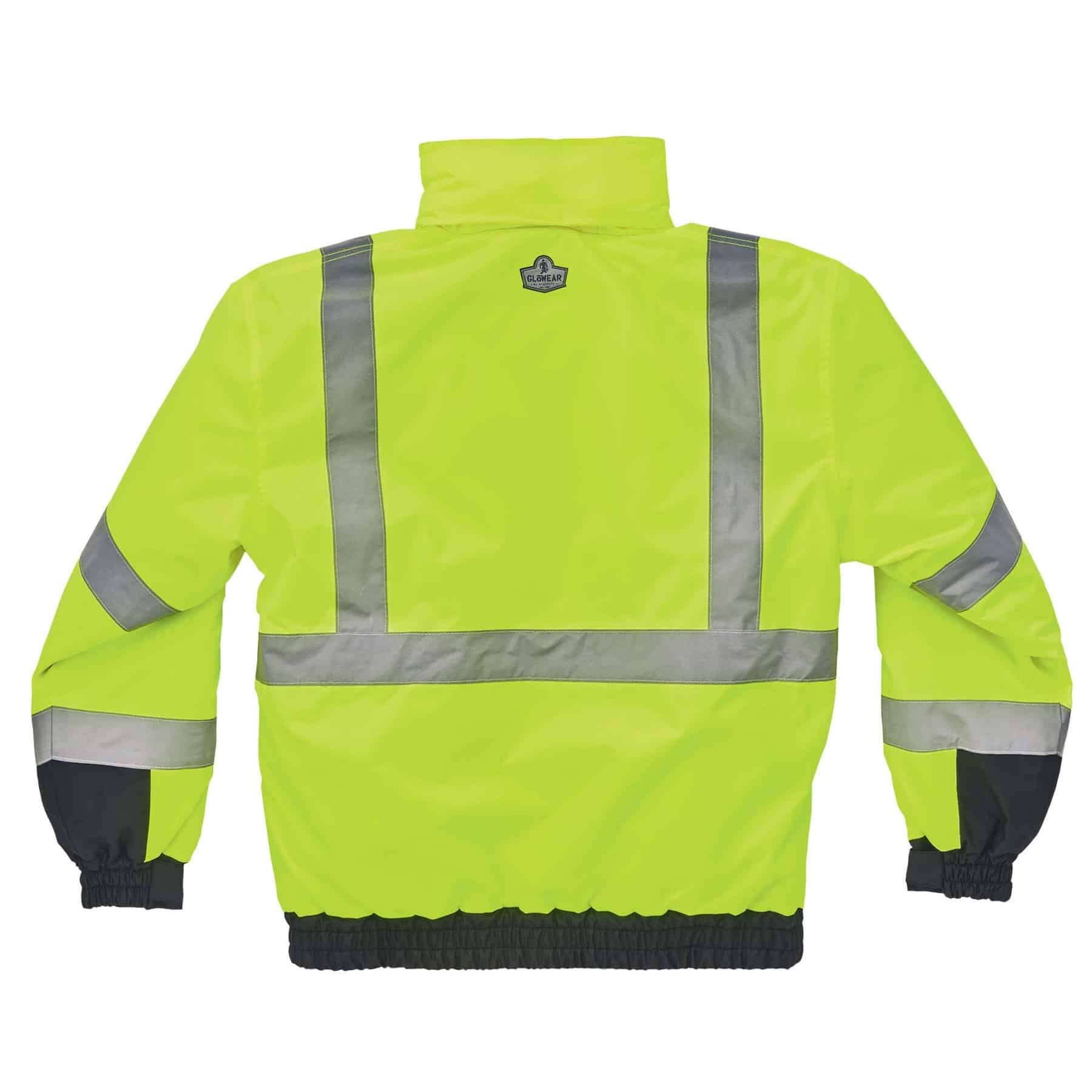 Type R Class 3 Hi-Vis Quilted Bomber Jacket - Hi-Vis Gear